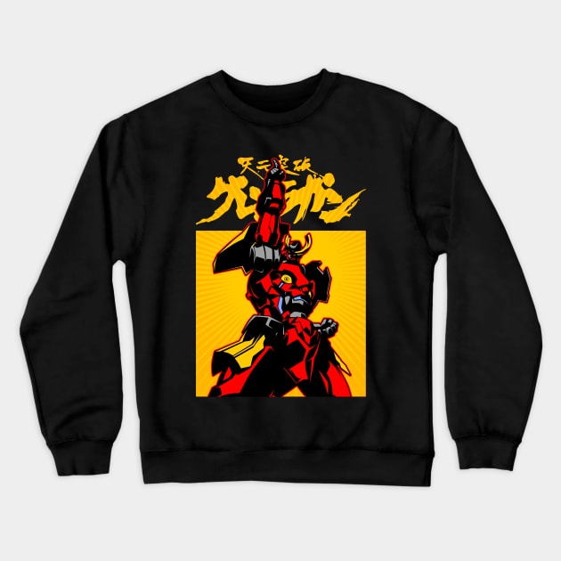 236 Gurren Cover Crewneck Sweatshirt by Yexart